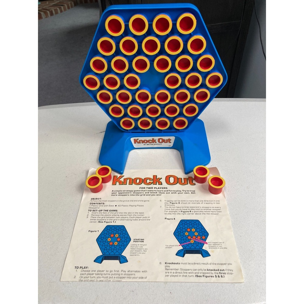 Vintage Knock Out Game Milton Bradley 1978 Replacement Pieces Parts